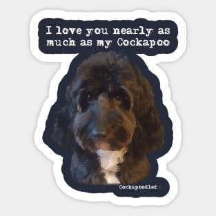 Cockapoo Love Sticker